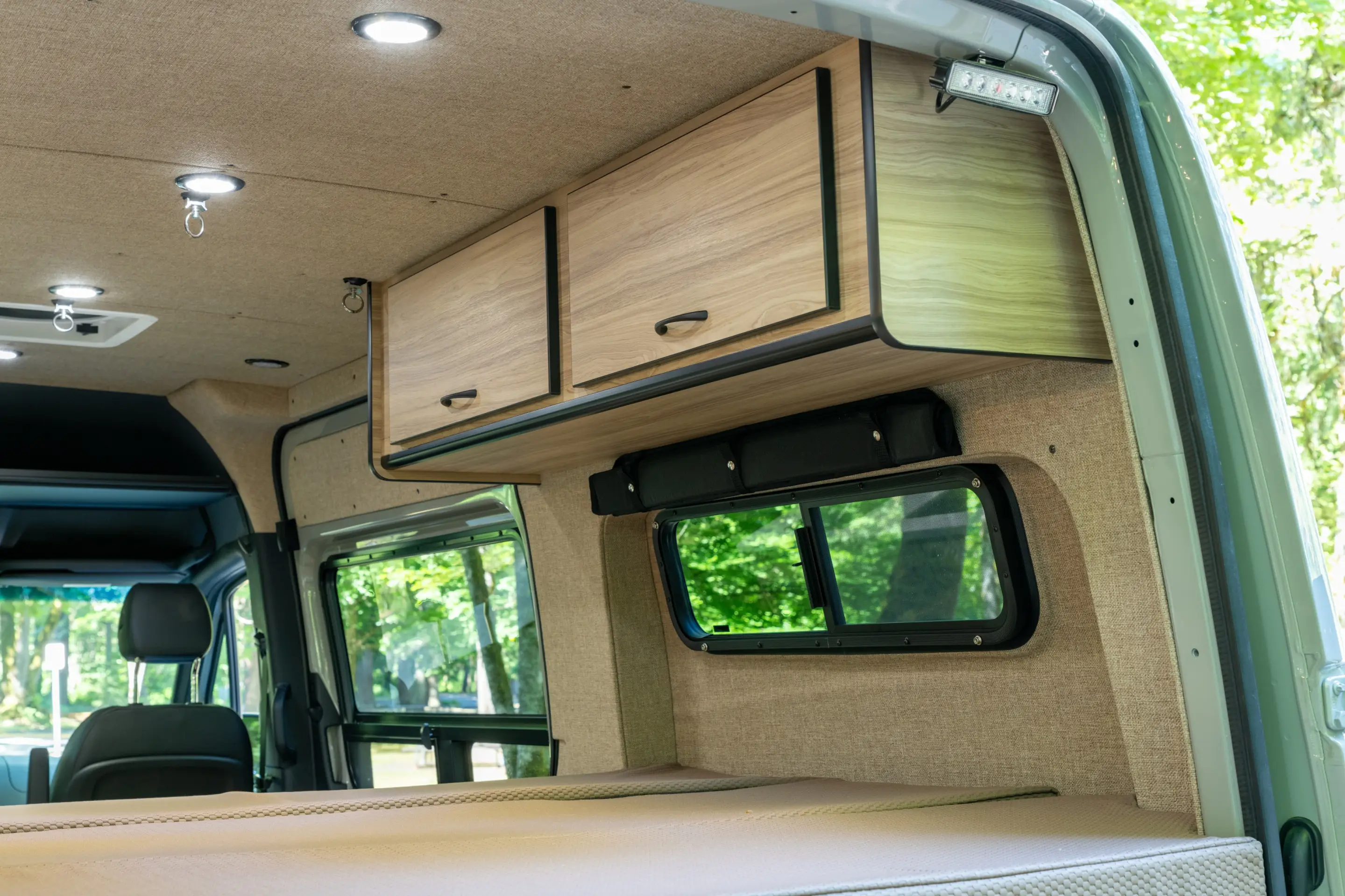 Overhead Van Overhead Cabinets | Van Specialties, Portland OR